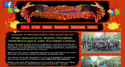 Desktop Screenshot of alamopaintball.co.uk